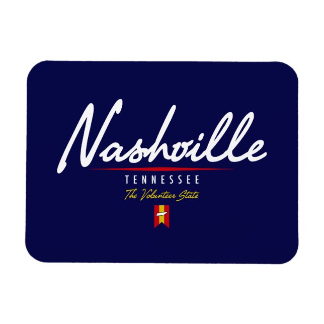 Nashville Script Magnet (Horisontell)