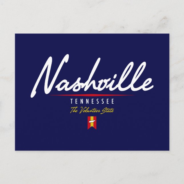 Nashville Script Vykort (Framsida)