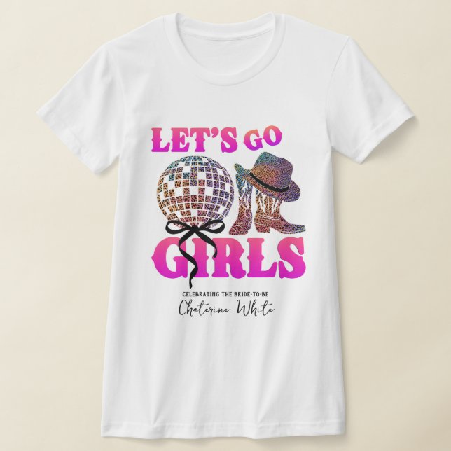 Nashville Sidan om Bröllops Rodeo Helg Itinerary  T Shirt (Laydown)