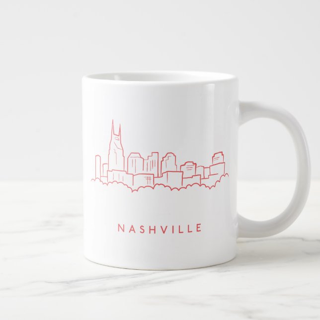Nashville Skyline Jumbo Mugg (Höger)