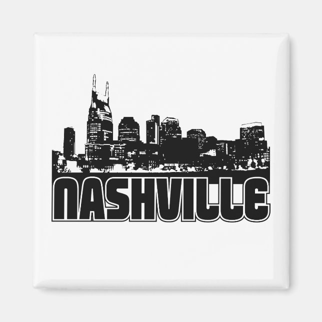 Nashville Skyline Magnet (Framsidan)