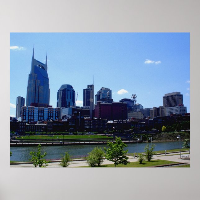 Nashville Skyline - Nashville, Tennessee Poster (Framsidan)