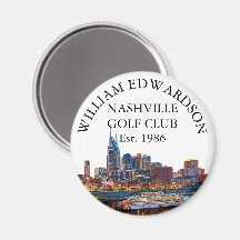 Nashville Skyline Personlig Golfklubb Namn