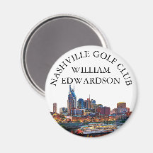 Nashville Skyline Personlig Golfklubbnamn