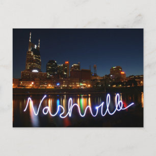 Nashville Skyline Postcard Vykort