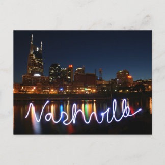 Nashville Skyline Postcard Vykort