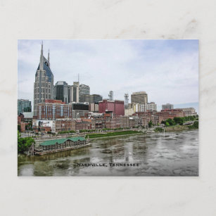 Nashville Skyline Postcard Vykort