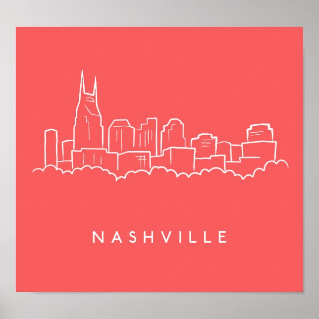 Nashville Skyline Poster (Framsidan)