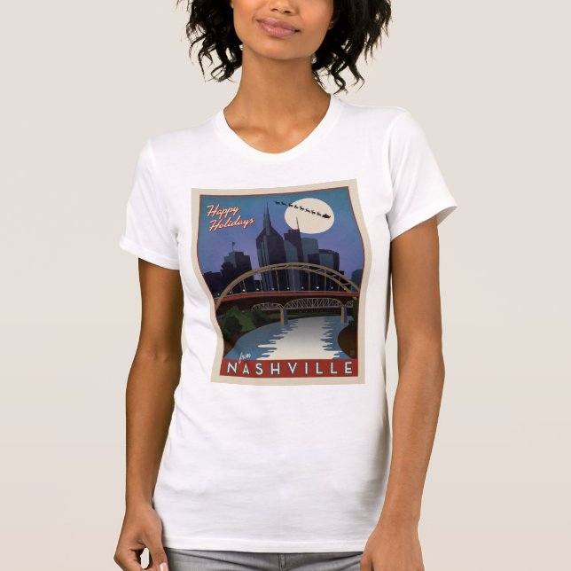 Nashville Skyline T Shirt (Framsida)