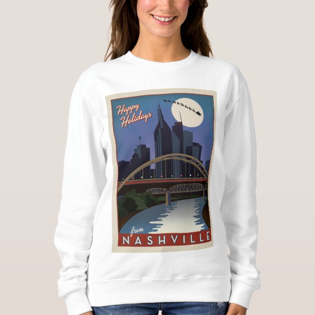 Nashville Skyline T Shirt (Framsida)