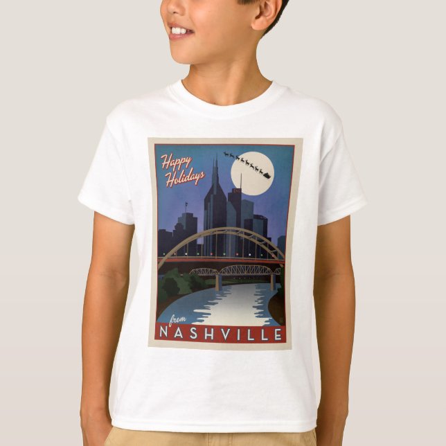 Nashville Skyline T Shirt (Framsida)
