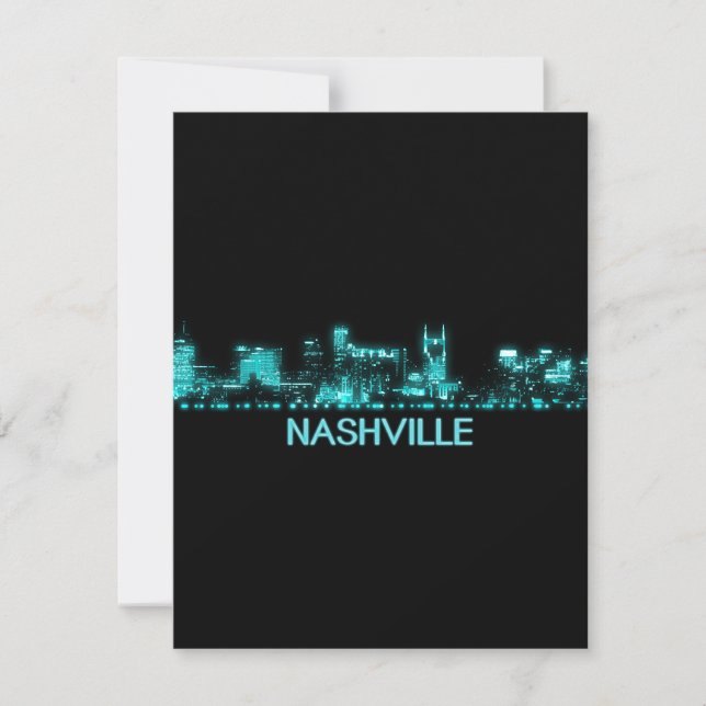 Nashville Skyline Tack Kort (Framsida)