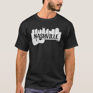 Nashville Skyline Tennessee Land Music Guitar P T Shirt