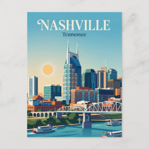 Nashville Skyline USA Vykort