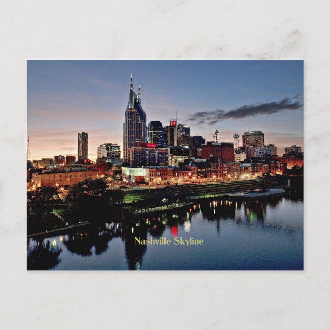 Nashville Skyline Vykort (Framsida)