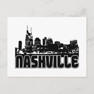 Nashville Skyline Vykort