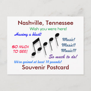 Nashville Souvenir Vykort