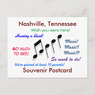 Nashville Souvenir Vykort