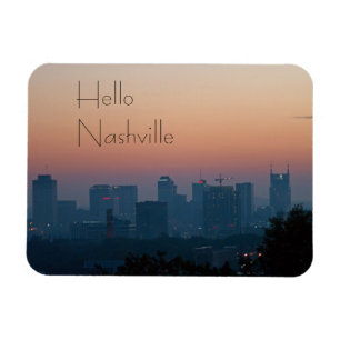 Nashville stadssoluppgång magnet