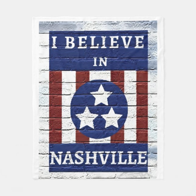 NASHVILLE STOLT FILTAD DEKÄN FLEECEFILT (Framsidan)