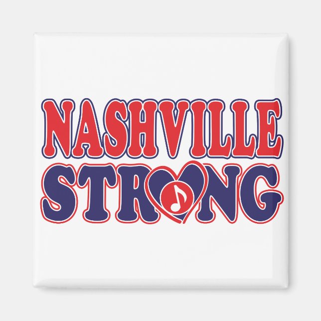 Nashville-Strong-Music-Note Magnet (Framsidan)