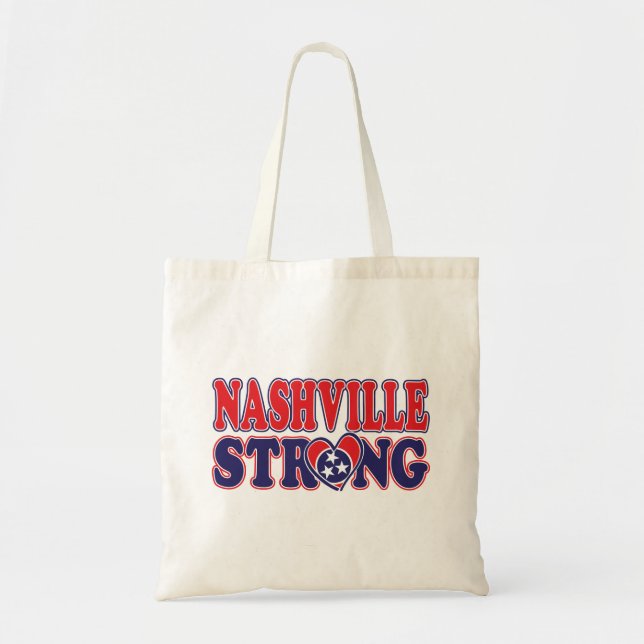 Nashville-Strong-Nashville-Flagga Tygkasse (Framsidan)