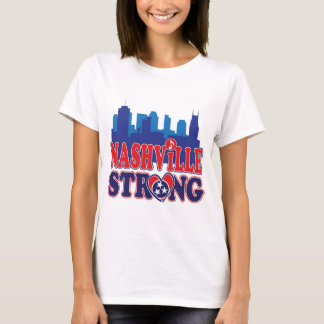 Nashville-Strong-Skyline-and-Music-Note T Shirt