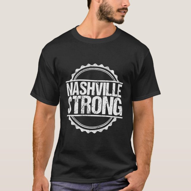 Nashville Strong T Shirt (Framsida)