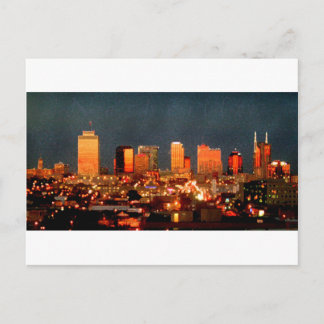 Nashville Sunset Skyline Vykort