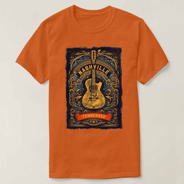 Nashville Tenn T Shirt (Design framsida)