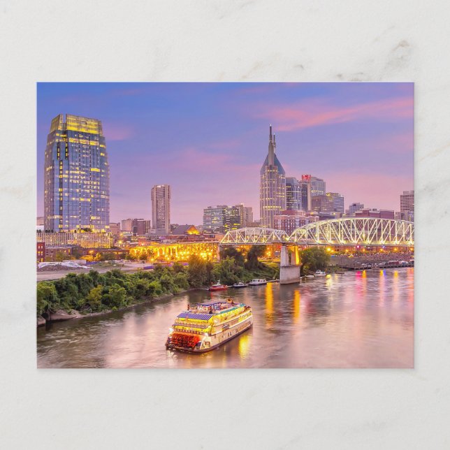 Nashville, Tennesee Postcard Helg Vykort (Framsida)