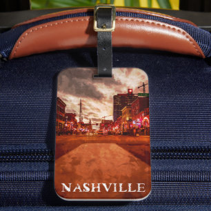 Nashville Tennessee City View Bagagebricka