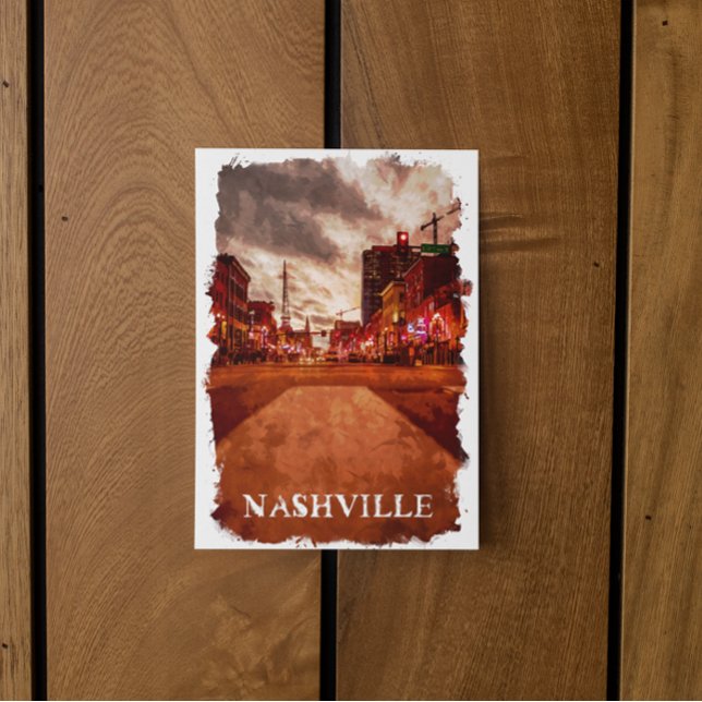 Nashville Tennessee City View Vykort (nashville Nashville Tennessee City postcard)