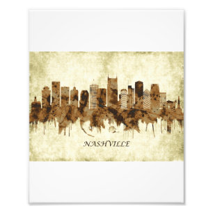 Nashville Tennessee Cityscape Fototryck