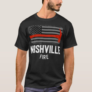 Nashville Tennessee Fire Department Firefighters T Shirt