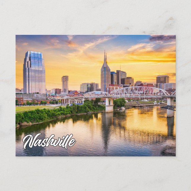 Nashville, Tennessee, Förenade Stater Vykort (Framsida)