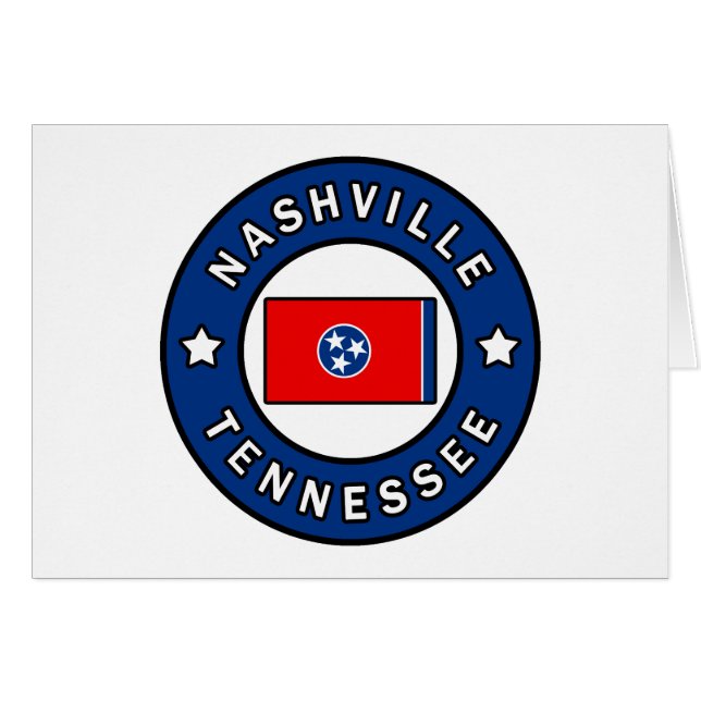 Nashville Tennessee Hälsningskort (Framsidan Horizontal)