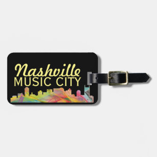 Nashville Tennessee - hänga lös märkren Bagagebricka