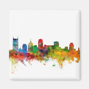 Nashville Tennessee horisont Magnet