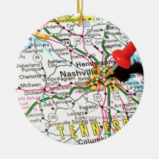 Nashville Tennessee Julgransprydnad Keramik
