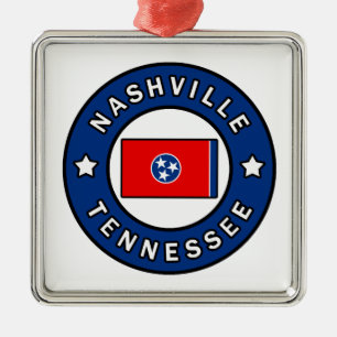 Nashville Tennessee Julgransprydnad Metall