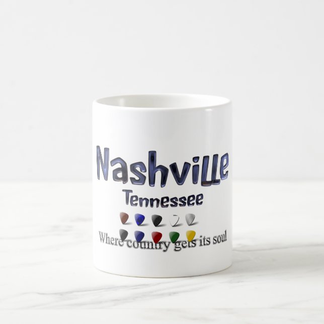 Nashville Tennessee Kaffemugg (Center)