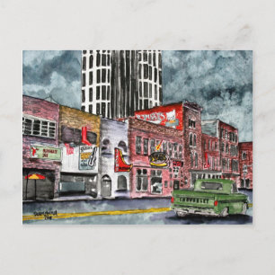 nashville tennessee land musikhuvudkonst vykort