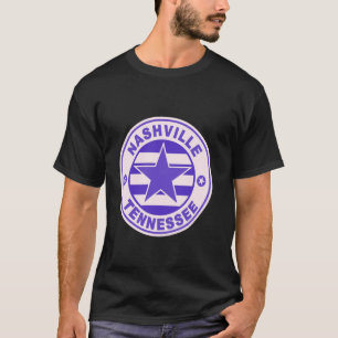 Nashville Tennessee Land Western Music USA Star T Shirt