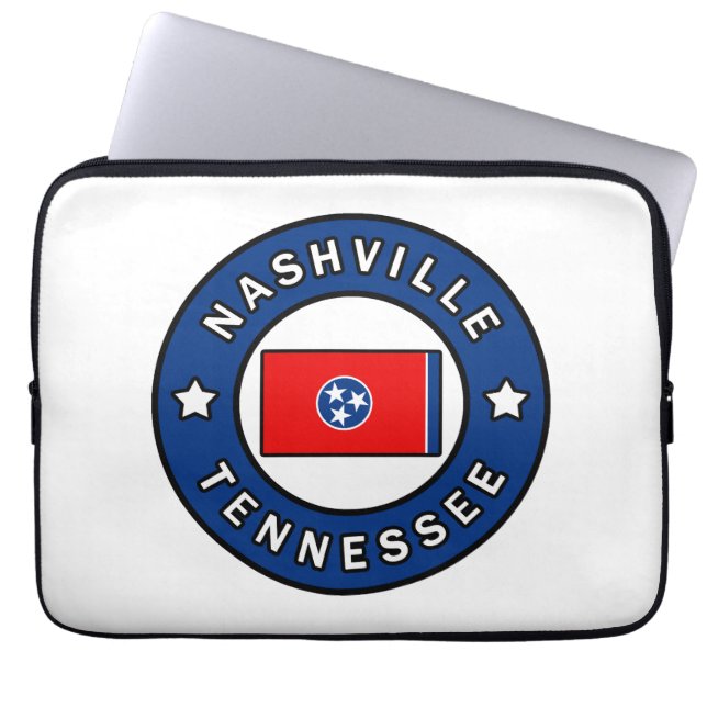Nashville Tennessee Laptop Fodral (Framsidan)