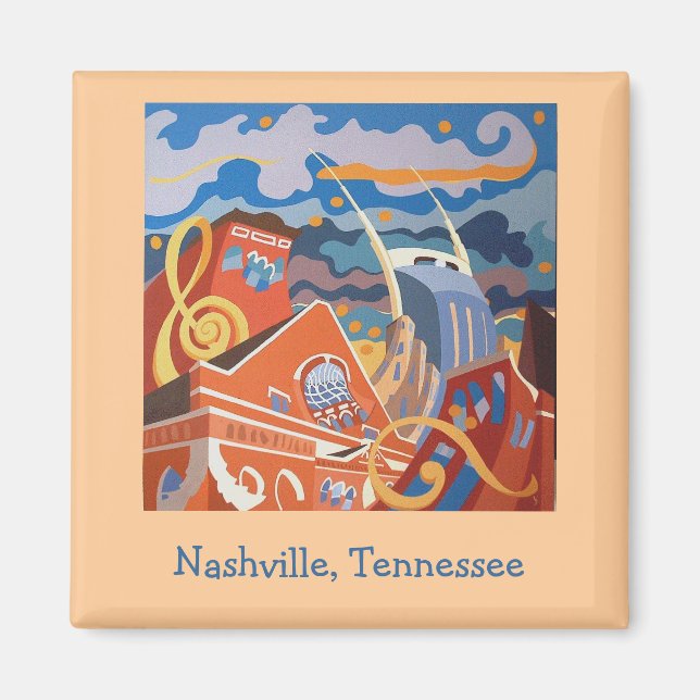 Nashville, Tennessee magnet (Framsidan)