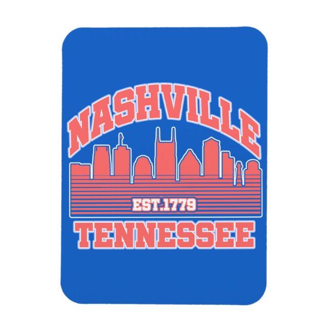 Nashville,Tennessee Magnet (Vertikal)