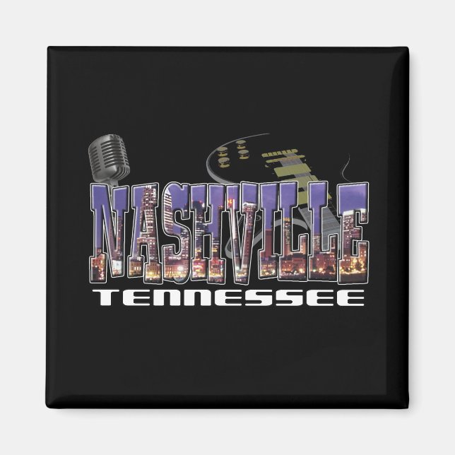 Nashville Tennessee Magnet (Framsidan)