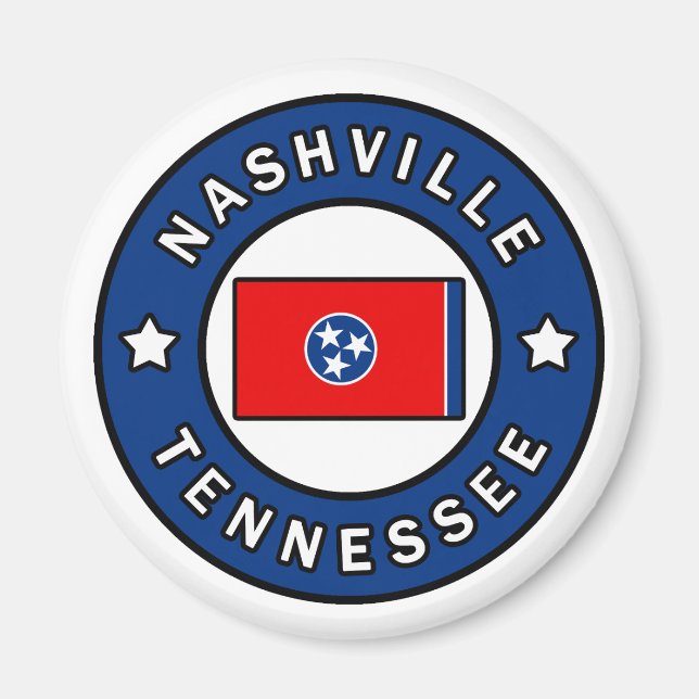 Nashville Tennessee Magnet (Framsidan)