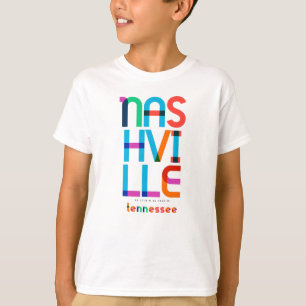Nashville Tennessee Mid Century, Pop Art T Shirt